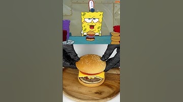 스폰지밥의 게살버거 재현하기!