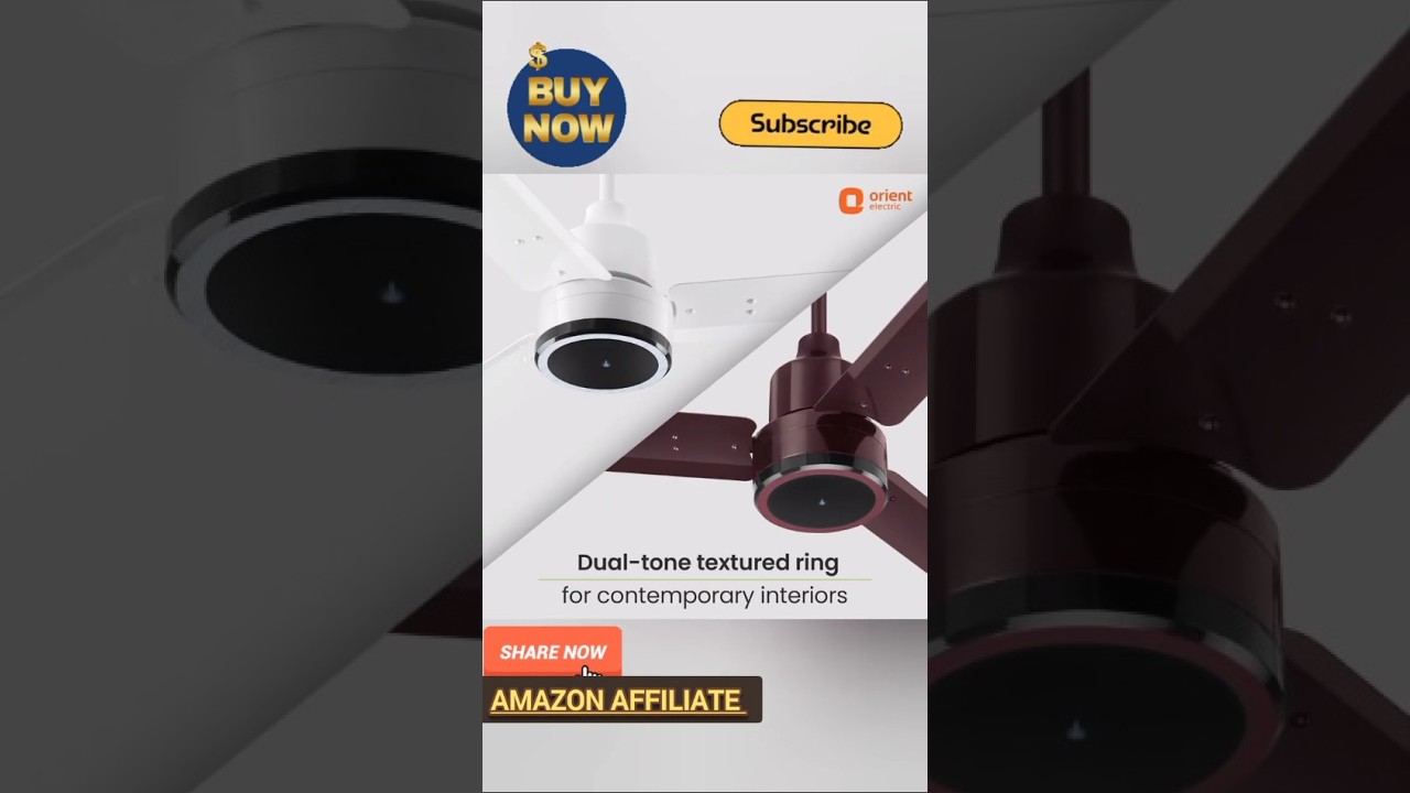 Orient Electric 1200 mm Zeno BLDC | BLDC energy saving ceiling fan with Remote 