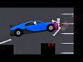 Cars vs humans in people playground