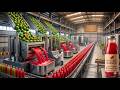 How Watermelon Juice Is Made | Inside a Massive Modern Factory (Full Process)