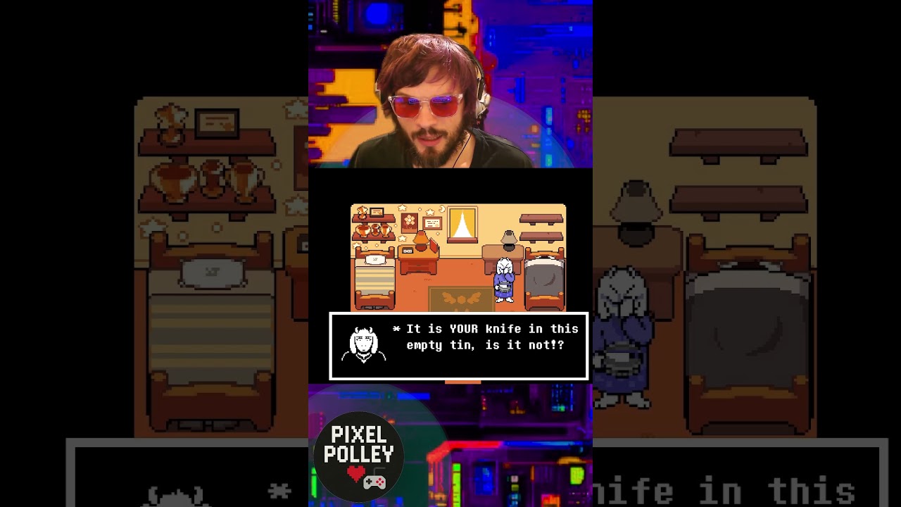 нож в жестяной банке deltarune gaming with pixel poley