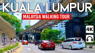 KUALA LUMPUR, Malaysia  4K Driving Tour | Bukit Bintang and City Center