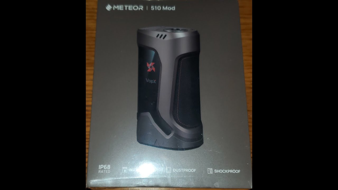 UNBOXING and REVIEW of Meteor 510 mod by VapX
