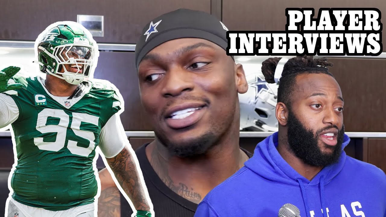 Cowboys Players React to Quinnen Williams Trade | Player Interviews