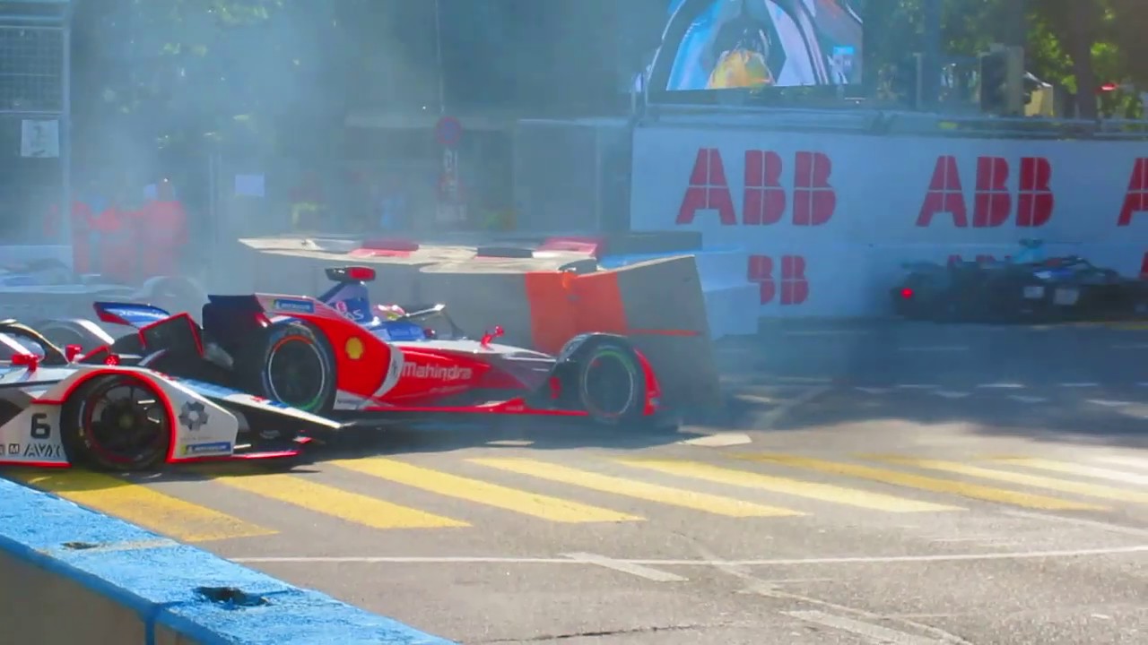 Formel e Startcrash  Bern