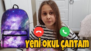 Yeni̇ Okul Çantam Geldi̇ Vlog Üyasedalı