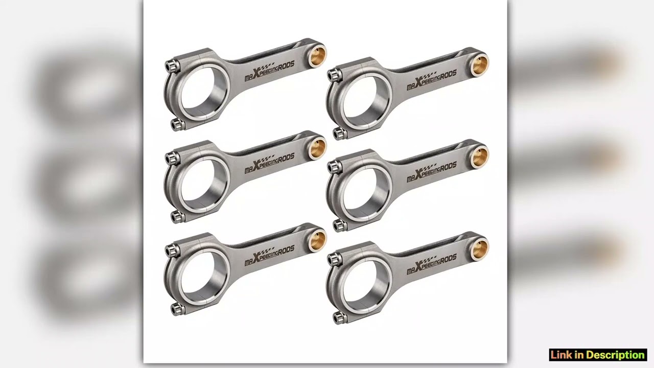 HBeam Forged 4340 Connecting Rods For BMW 328i 528i E36 E46 M52B28 ARP 5315 Belias Bellie Pleuel