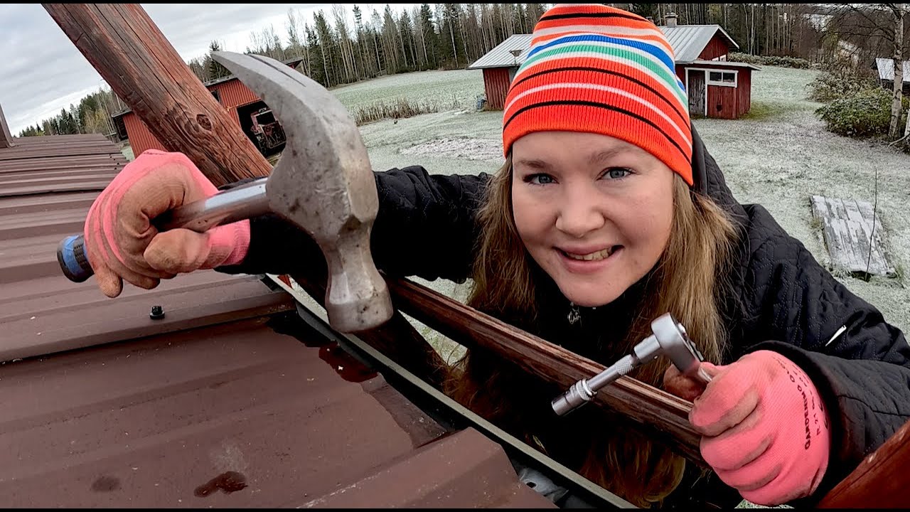 NAULAT VEKS JA RUUVIT TILALLE! - KUULUMISIA JA KATTOREMONTTIA - MÄDIN VALMISTUS - MAASEUDUN ELÄMÄÄ