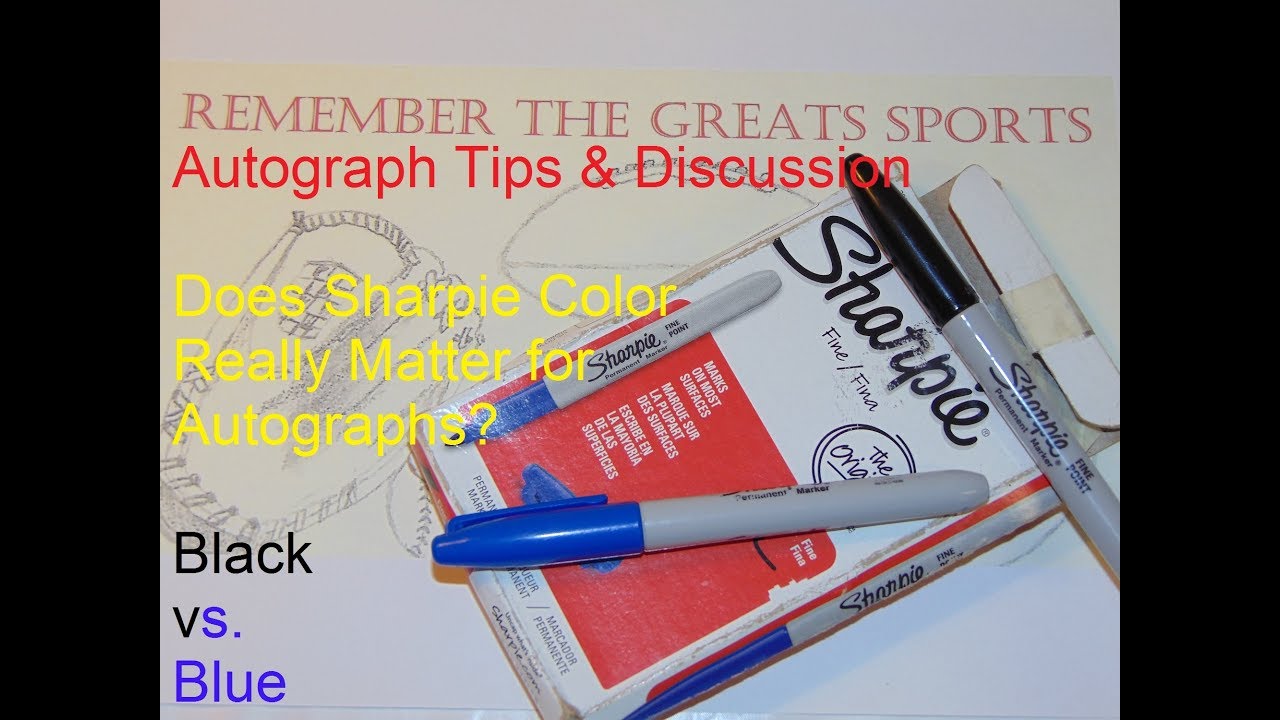 Sharpie markers and other autograph pens - collectSPACE: Messages