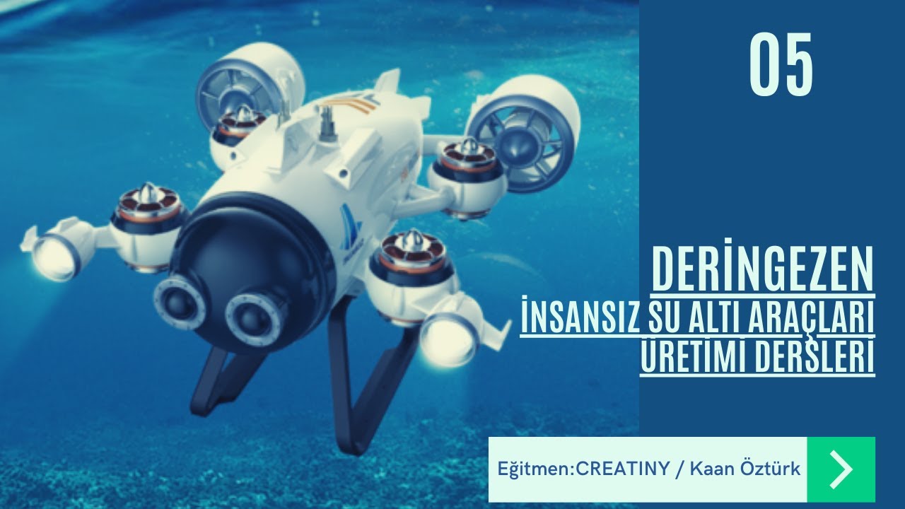 Sualti Drone U Yaptik Insansiz Su Alti Sistemleri Rov Nasil Yapilir Youtube