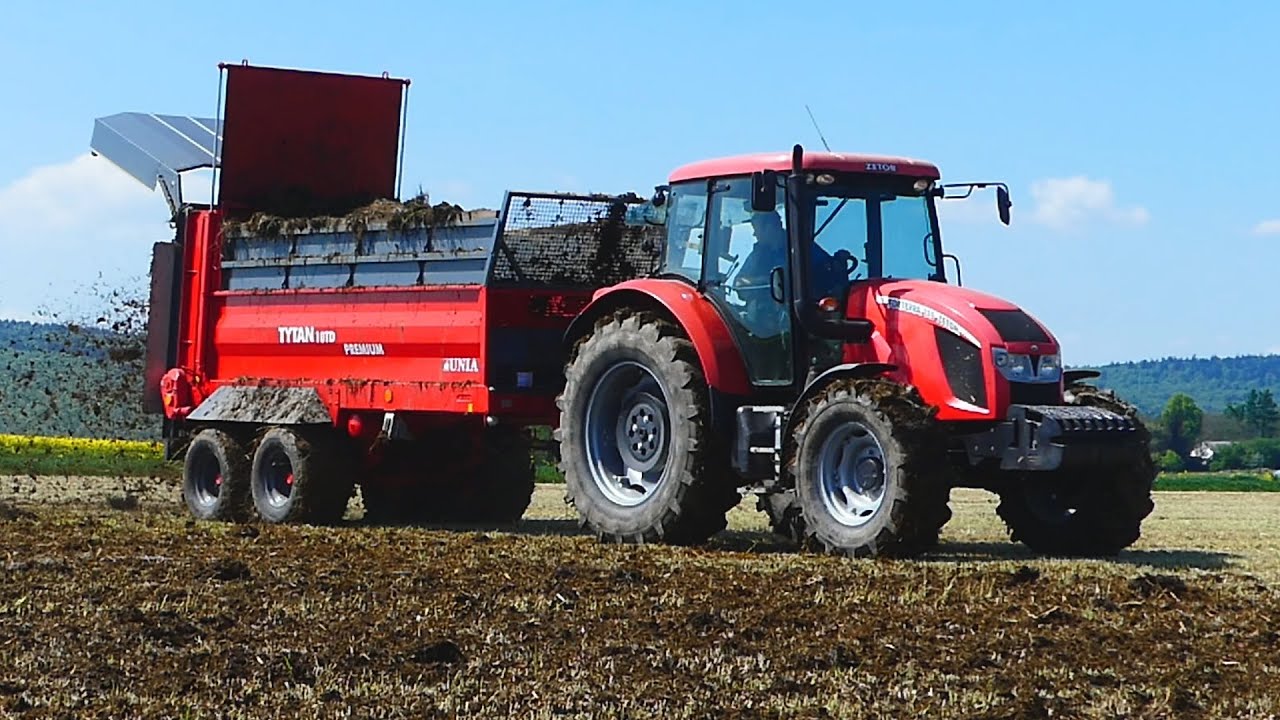 Rozrzucanie obornika 2020 |Świętokrzyskie| Zetor Forterra 115 + Unia Tytan 10 Premium Zeppelin ZL10B
