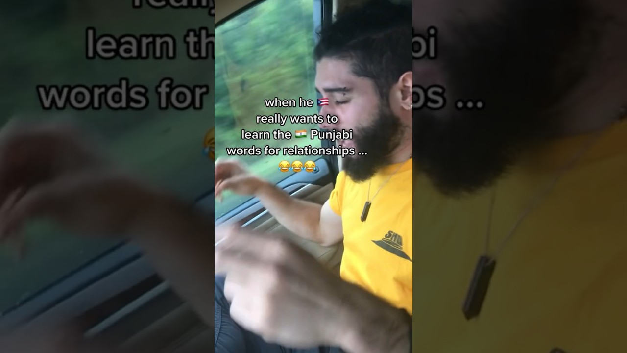 How many ways are there to say relative in Punjabi? 😂 