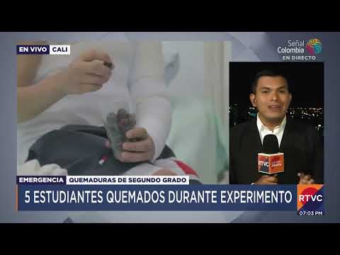 Niños resultaron quemados en su clase de química en Jamundí | RTVC Noticias