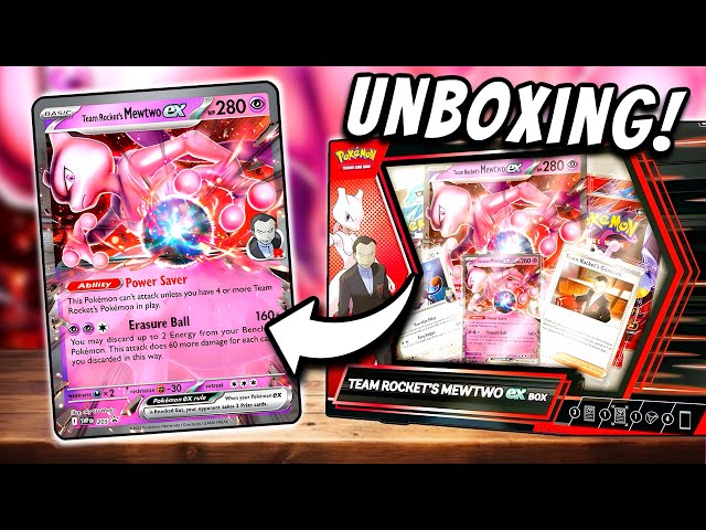 pokemon tcg cards team rocket's mewtwo ex box new sealed Mewtwo-ex - Pokmon its Erasure Ball attack can do up to 280 damage in one massive blow Pokmon Trading Card Game: Team
