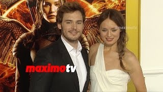 Sam Claflin & Laura Haddock | The Hunger Games MOCKINGJAY PART 1 Los Angeles Premiere