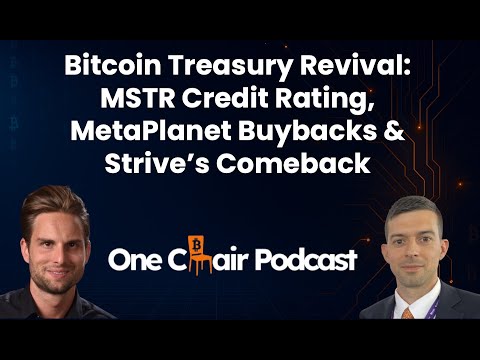 Bitcoin Treasury Revival: MSTR Credit Rating, MetaPlanet Buybacks & Strive’s Comeback Episode cover