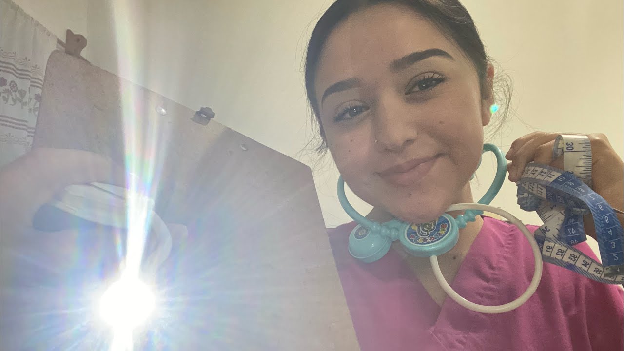 ASMR CASERO | ROLEPLAY EXAMEN MÉDICO GENERAL👩🏻‍⚕️