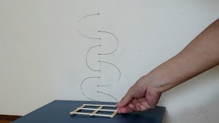 テンセグリティ構造・単一糸の作り方  How to make Tensegrity Structures  Single String