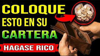 TU CARTERA SE LLENARÁ DE DINERO INMEDIATAMENTE, Atraiga Riqueza, Éxito y Amor MUY RÁPIDO,  Funciona!