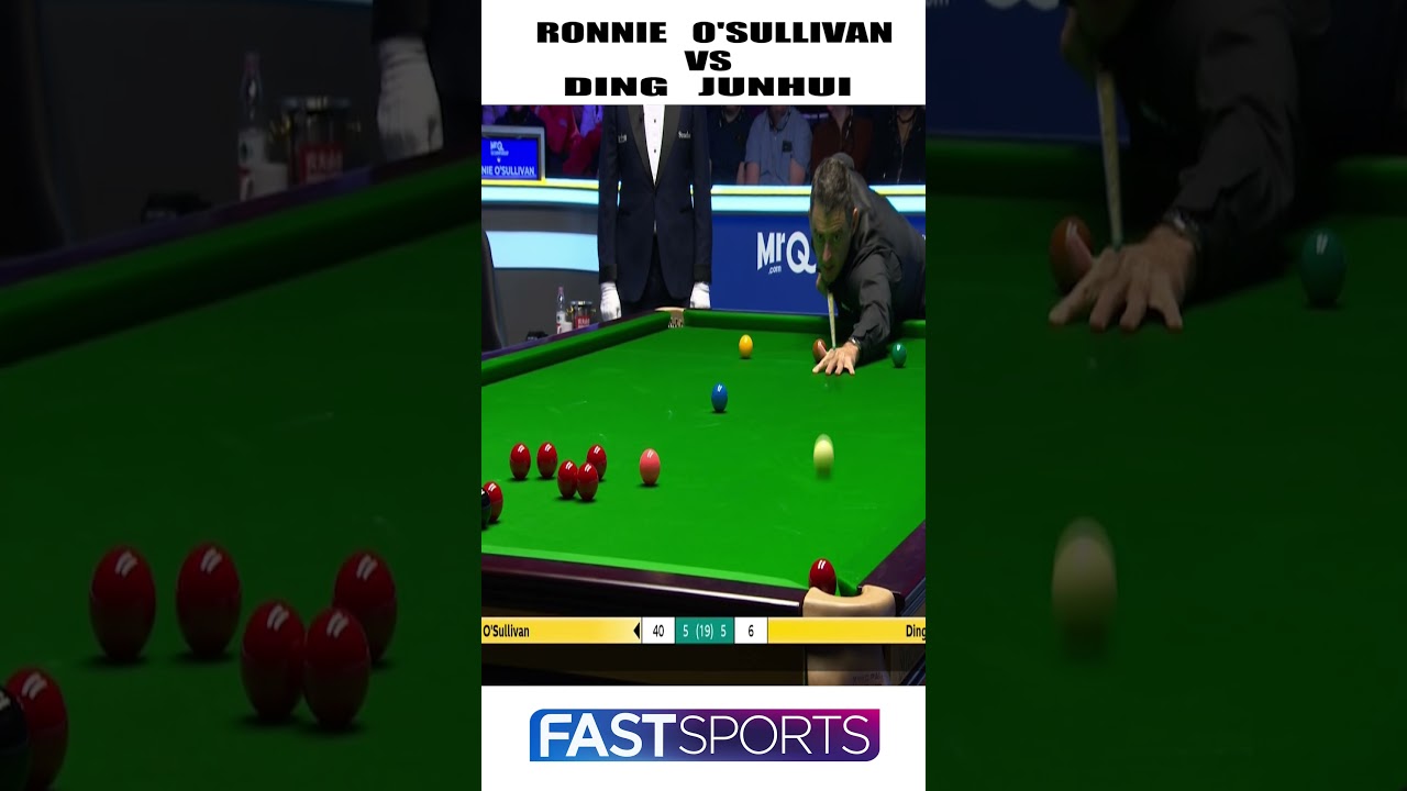 Epic Showdown - Ronnie O'Sullivan vs. Ding Junhui in Snooker Thriller | Fast Sports