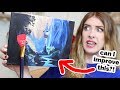 I PAINTED OVER One of My OLD Paintings...?? | 12 Days of Giving