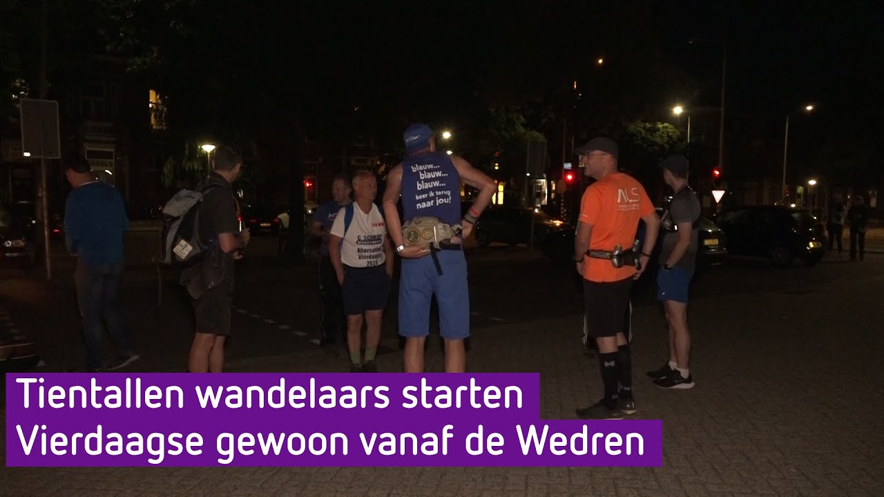 Tientallen wandelaars starten Vierdaagse gewoon vanaf de Wedren