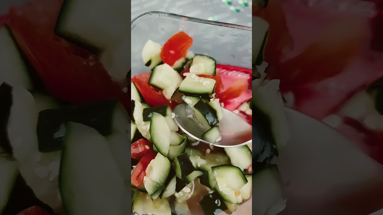 Watch Healthy Cucumber Salad #delicious #trending #viral on YouTube Watch Healthy Cucumber Salad #delicious #trending #viral on YouTube