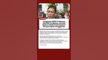 Program MBG Prabowo Dikritik Purbaya, Dinilai Belum Maksimal dalam Penyerapan Anggaran