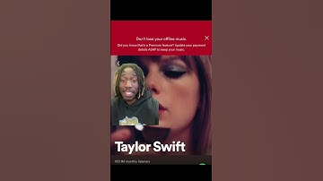 #TaylorSwift is the FIRST female artist to reach 100 MILLION monthly listeners on #Spotify 👏