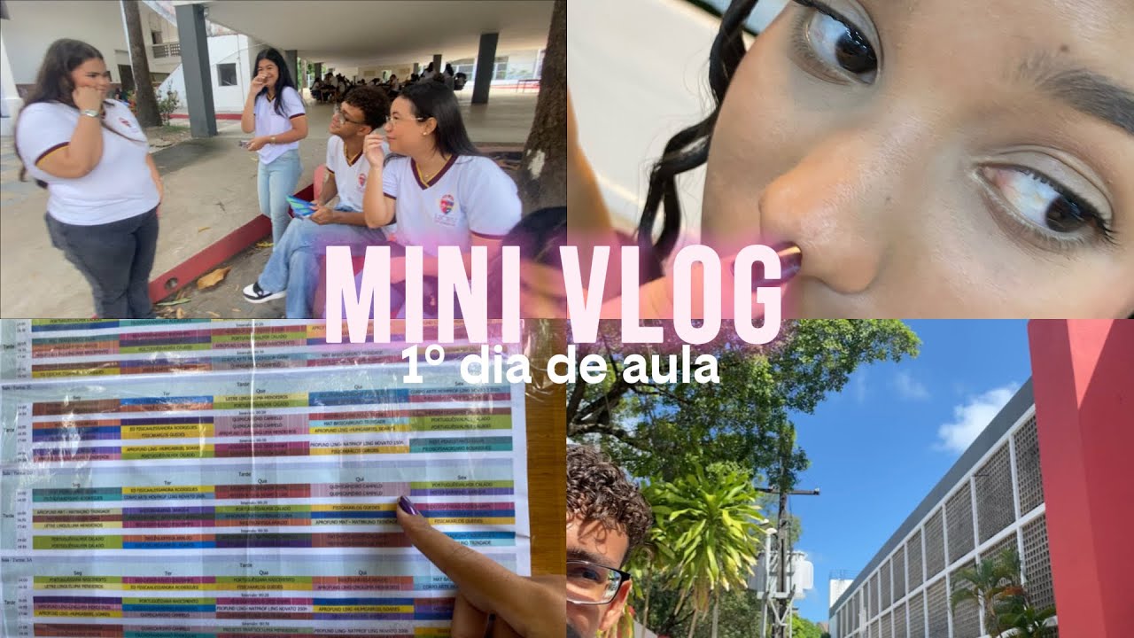 1º dia de aula 🎀• Mini vlog • arrume-se comigo & friends #1dia #voltaasaulas #escola #foryou #feed