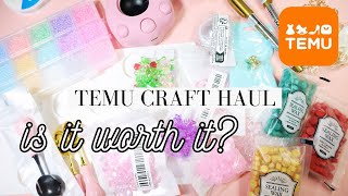 IS TEMU WORTH IT??? Affordable Craft Haul Unboxing 😱 WITH LINKS!