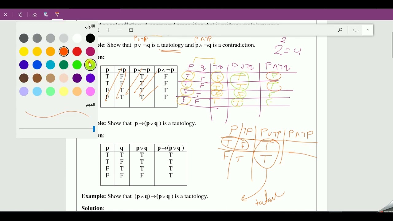 Propositional Equivalence 1 - YouTube