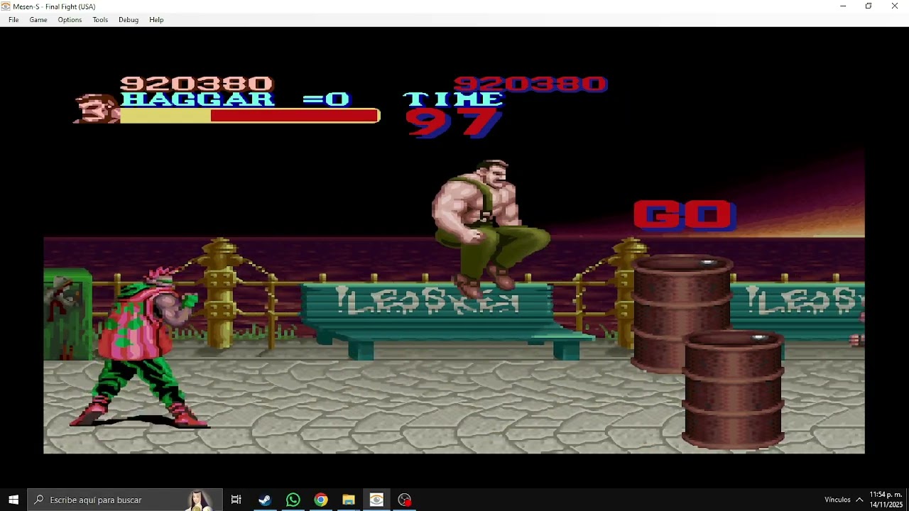 Final Fight Super Nintendo Bay Area 2 gameplay