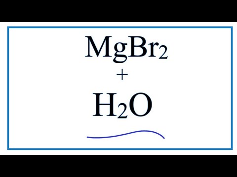 Video Equation for MgBr2 + H2O     (Magnesium bromide + Water) - youtube