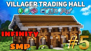 HOW TO BILD A VILLAGER TRADING HALL IN MINECRAFT INFINITY SMP @mrnarugames9708