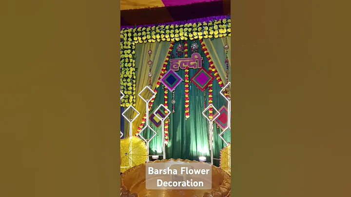 Haldi decoration ideas at home ! Easy to decorate haldi stage! Haldi ceromony! #haldidecor #haldi