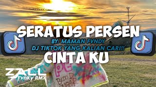 DJ SATU HITAM MANIS SEDIKIT BERKUMIS | SERATUS PERSEN CINTAKU MASHUP