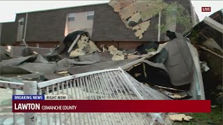 Damage near Candlewood Apartments in Lawton, Oklahoma screenshot 2