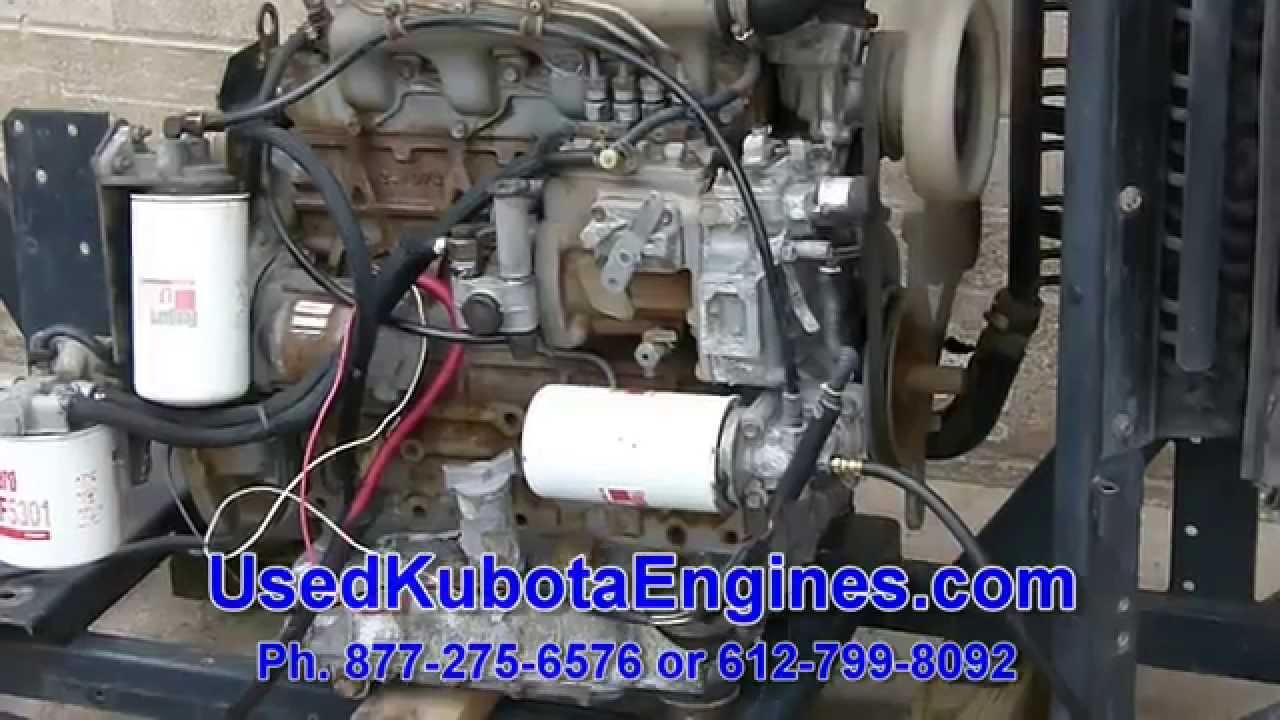 Used Kubota V2203 Engine For Sale Ph. 6127998092 Ser.XU1655 060215