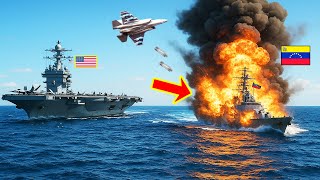Venezuela Attacks $12B U.S. Supercarrier — America Destroys Entire Navy in Retaliation!