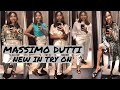 MASSIMO DUTTI NEW IN TRY ON