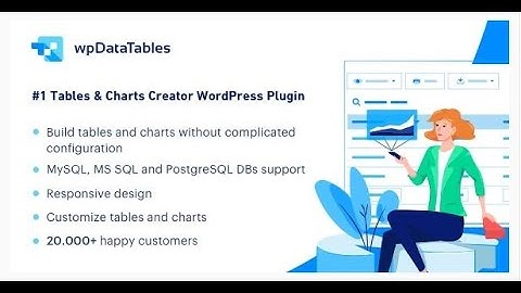 wpDataTables - Tables and Charts Manager for WordPress