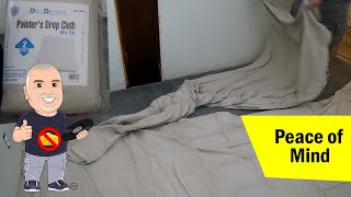 A Painters Drop Cloth is a Must Have when Painting