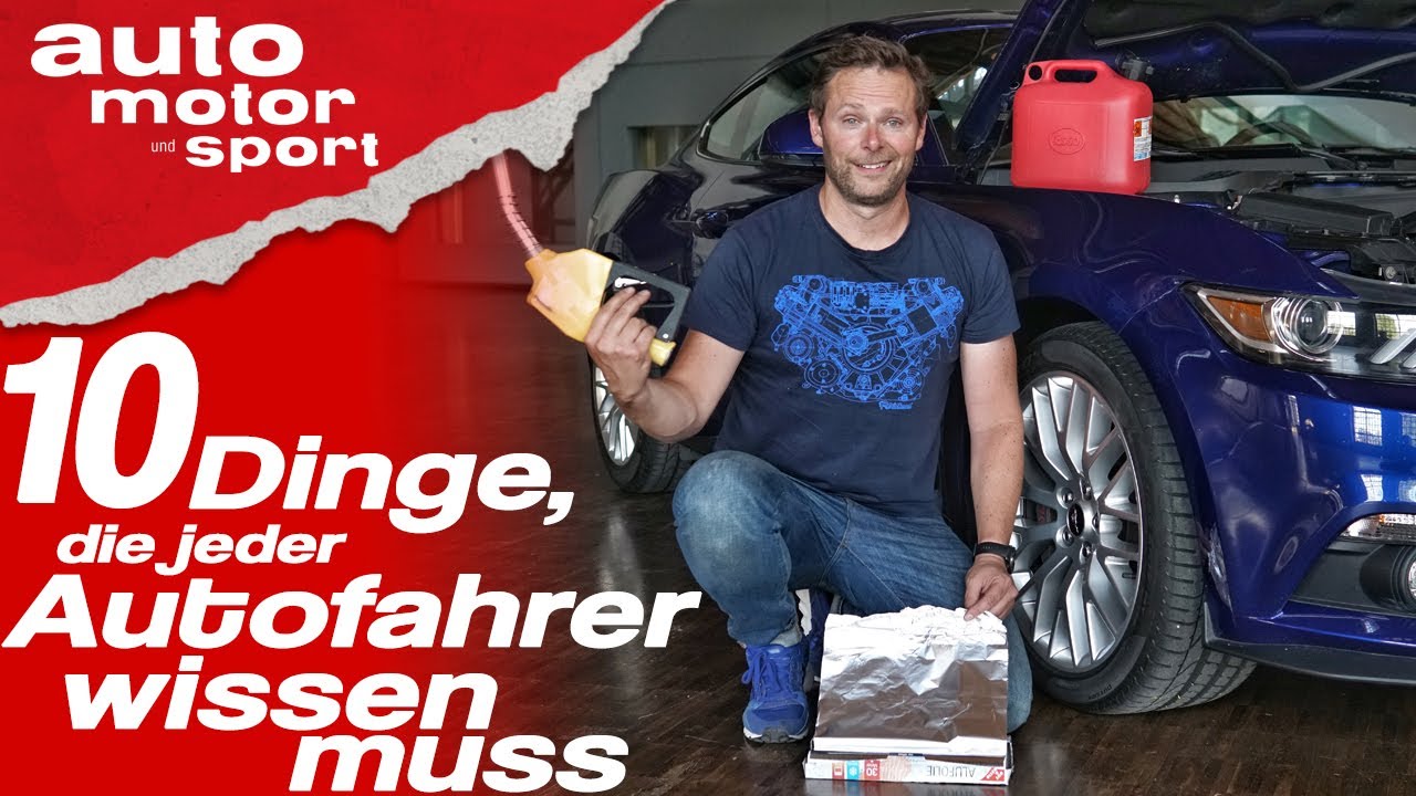 New 10 Dinge, die jeder Autofahrer wissen muss - Bloch erklärt #63 | auto motor und sport