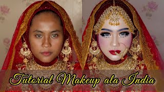 Tutorial makeup india pangkling | INDIAN BRIDAL MAKEUP Bolywood