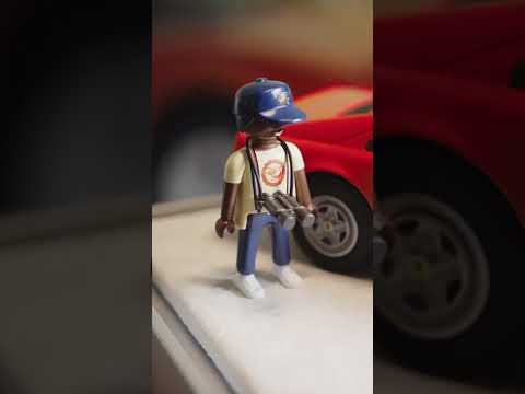Now at #MuseoEnzoFerrari: #MagnumPI's #Ferrari308GTSQuattrovalvole and the #Playmobil set. #Ferrari