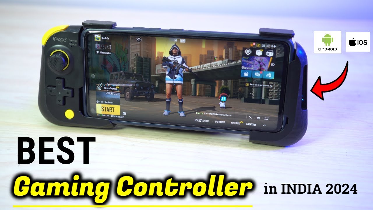 Лучшие беспроводные геймпады/контроллеры в Индии 2024 года | Управление 8 кнопками🔥