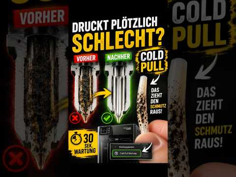🚨 Druckt dein Bambu plötzlich schlecht? DAS ist oft die Ursache! #shorts