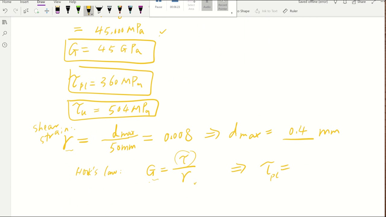 Stress Strain Curve: Example - YouTube