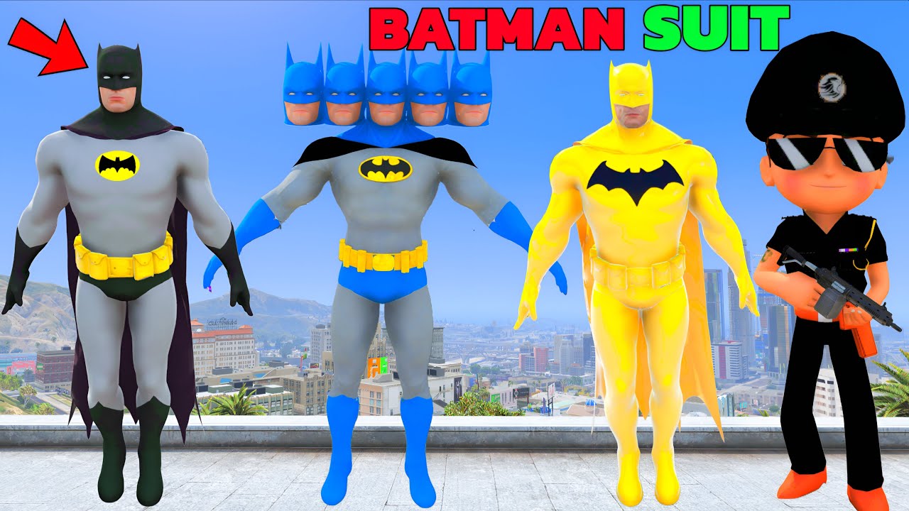 Little Singham Stealing Every Batman Suit In Gta 5 | Gta 5 Gameplay